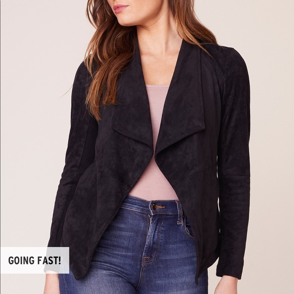 Black suede jacket